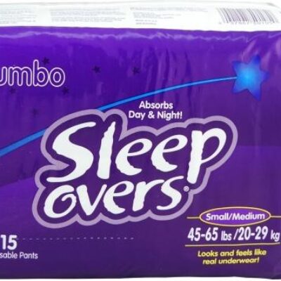 SLP05302 SleepOvers Overnight Protection, with Dri-Guard, large/X-large, 60-125lb, case of 48