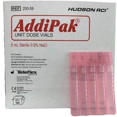 Addipak Sterile Saline Solution 0.9% 5mL 200-59 100/Box