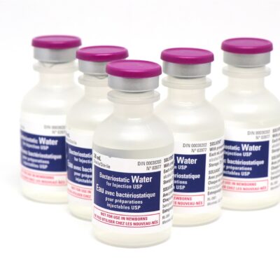 Sterile Water For Injection 30ml Vial Bacteriostatic 25 Pack 954664