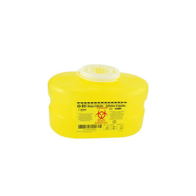 BD Sharps Collector One-Piece Vertical Entry 3.1L Yellow BD300466 / BD 300466